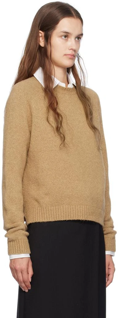 Hugo Boss Beige Crewneck Stretch Sweater 2