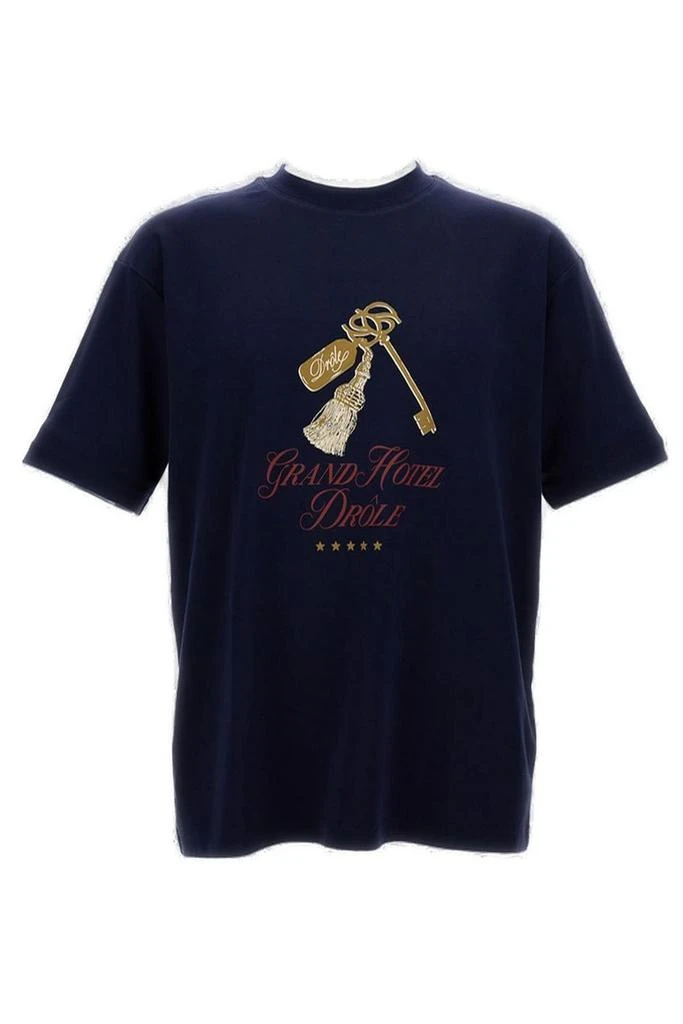 Drôle de Monsieur Drôle de Monsieur Graphic-Printed Crewneck T-Shirt 1