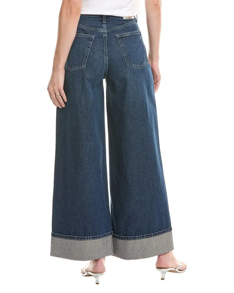 Rag & Bone Sofie High-Rise Dawn Jewel Ankle Wide Leg Jean 2