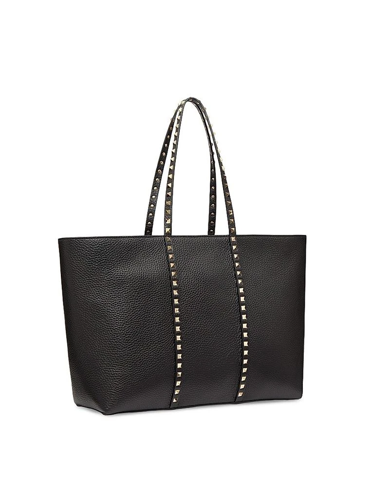 Valentino Rockstud Shopping Tote Bag in Grainy Calfskin 3