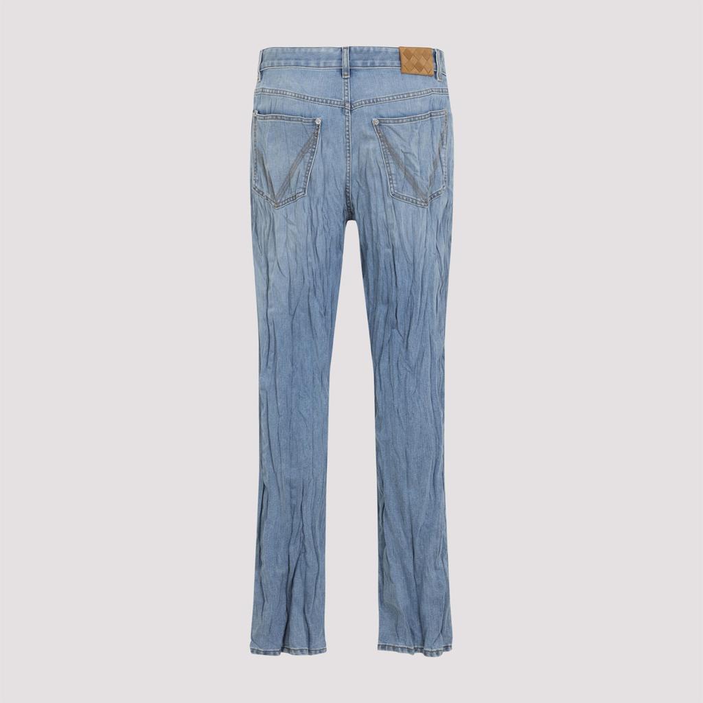Bottega Veneta Crushed Denim Pants