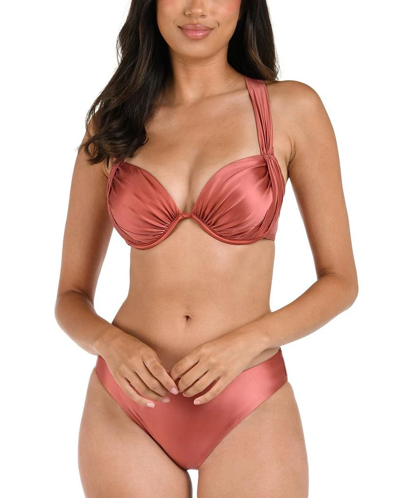 La Blanca Earth Goddess Draped Bikini Top 10