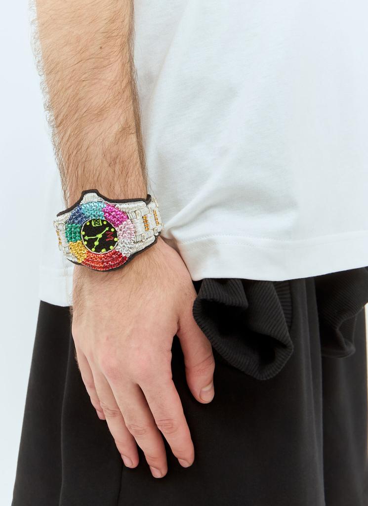 Walter Van Beirendonck Diamond Beaded Bracelet