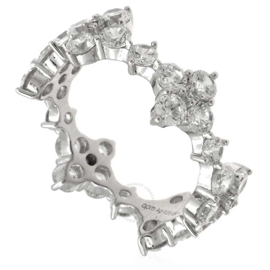 apm Monaco Sterling Silver Sparkle Ring 1