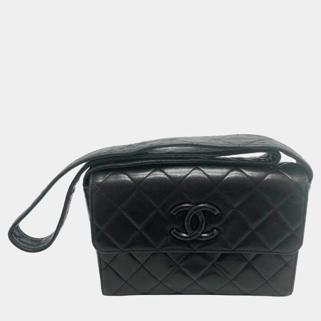Chanel Chanel Black CC Mark bag shawl Shoulder Bag 1