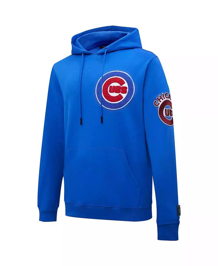 Pro Standard Men's Royal Chicago Cubs Logo Pullover Hoodie