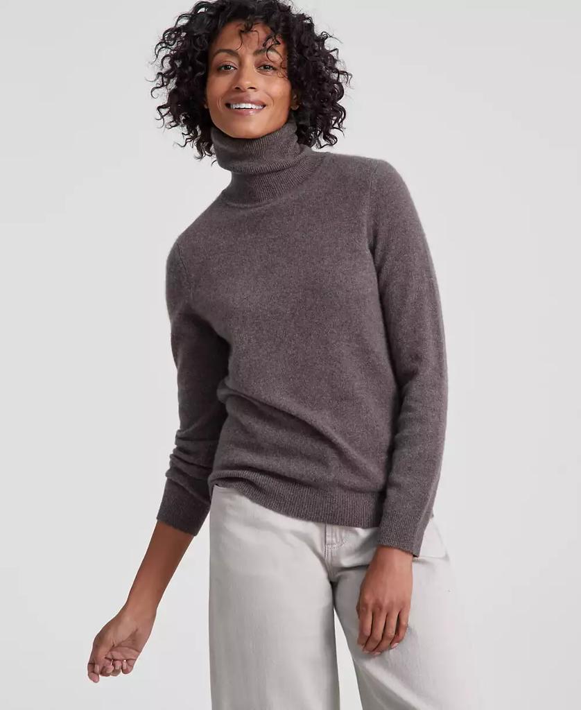 Charter Club 100% Cashmere Women's Turtleneck Sweater, Created for Macy's