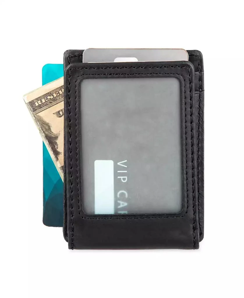 Levi's Men's RFID Genuine Leather Front Pocket Wallet 6