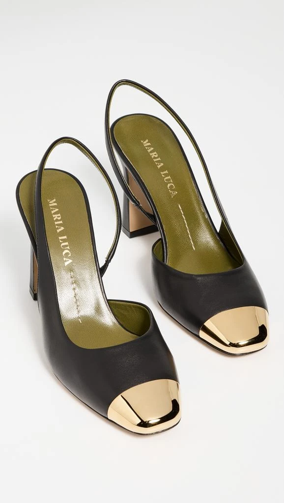 Maria Luca Eleonora Metal Toe Cap Slingbacks 4