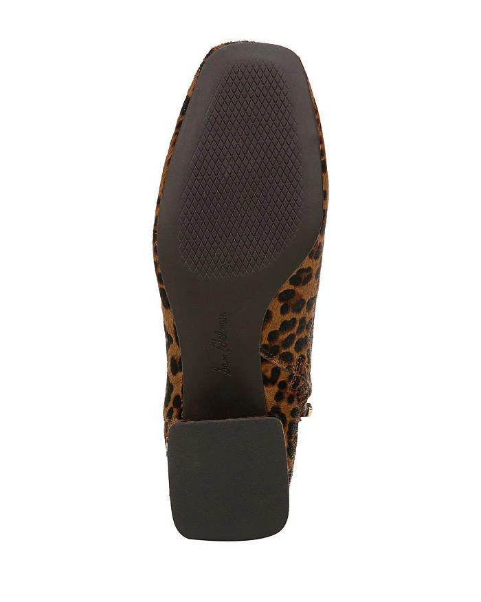 Sam Edelman Women's Paige 2 Square Toe Printed Block Heel Ankle Booties 7