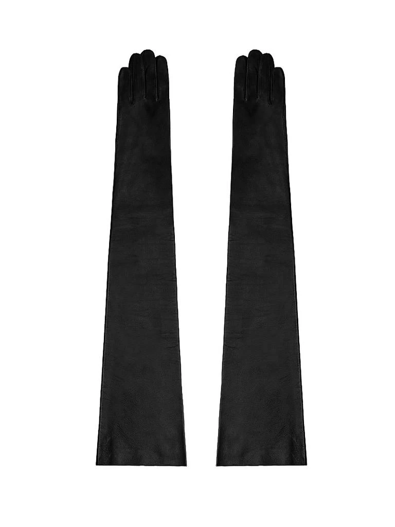 Seymoure Statement Extended Runway Opera Leather Gloves 1