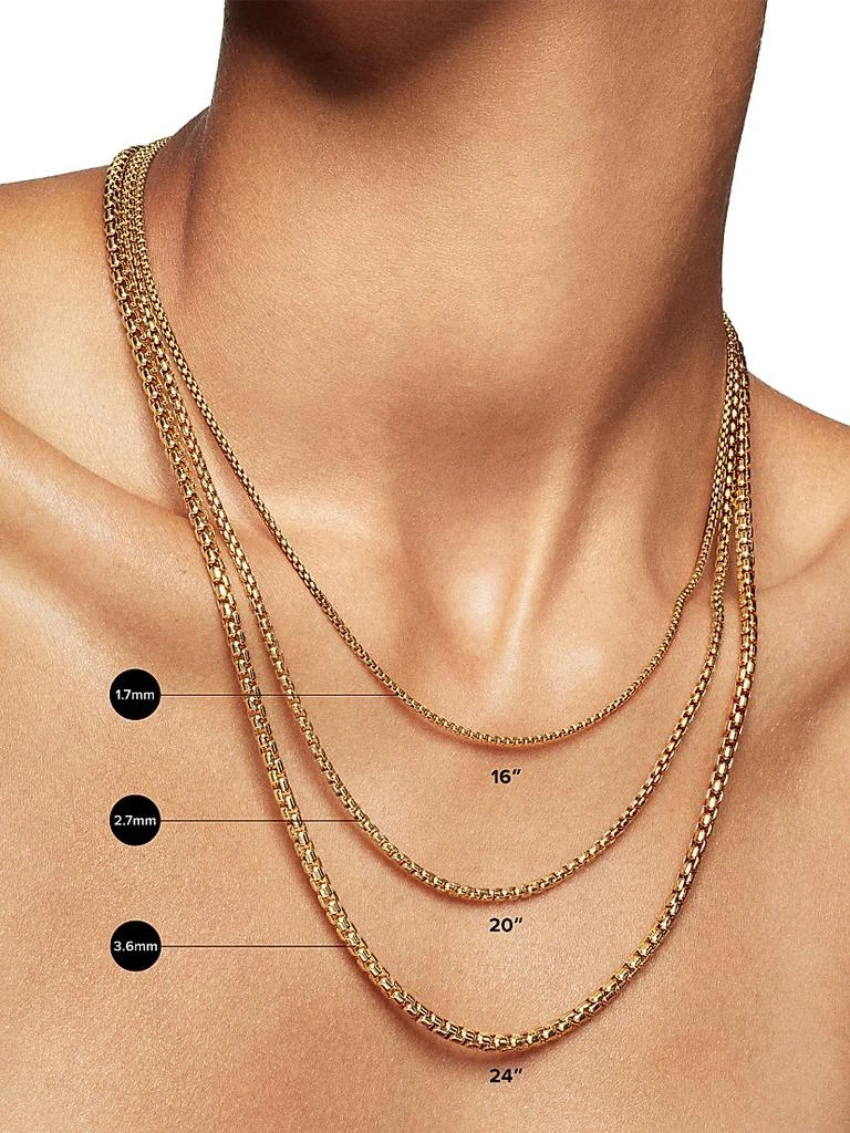 David Yurman DY Bel Aire Color Box Chain Necklace 4