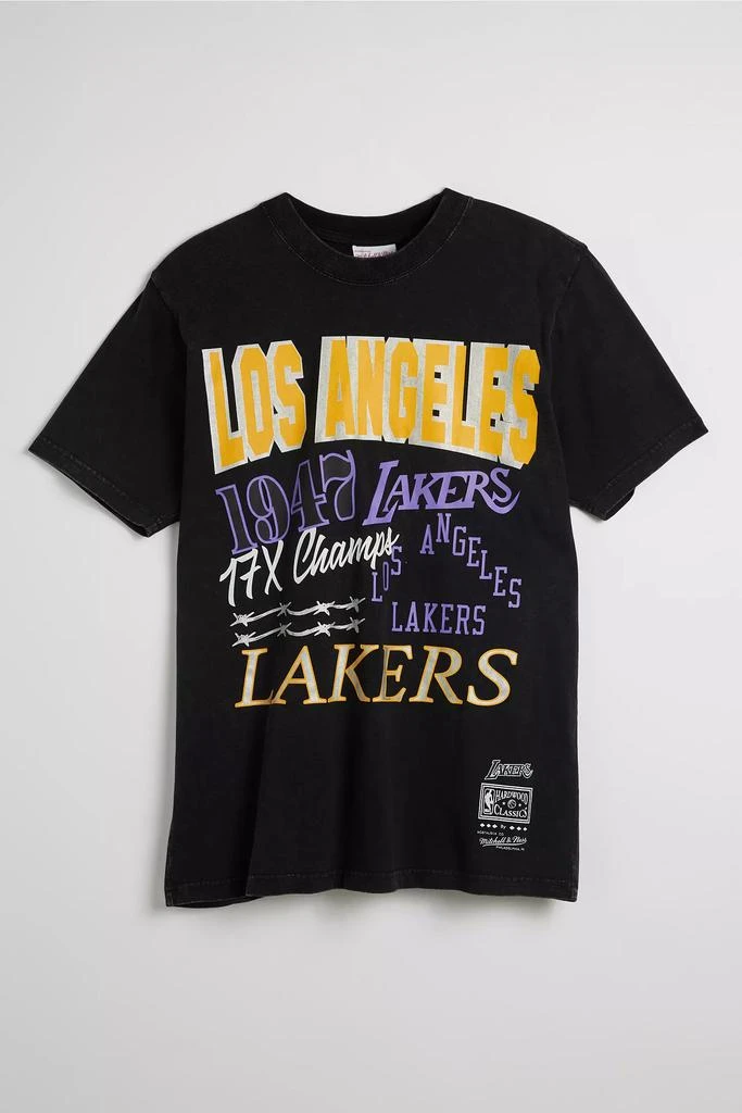 Mitchell & Ness Mitchell & Ness NBA Los Angeles Lakers 1947 Graphic Tee 1