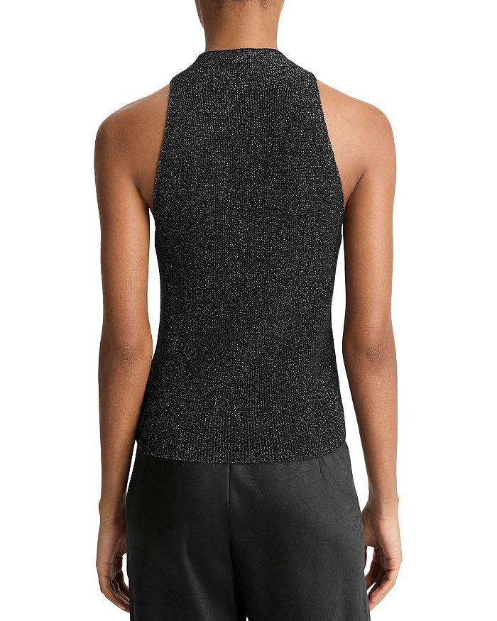Vince Metallic Mock Neck Tank Top 3