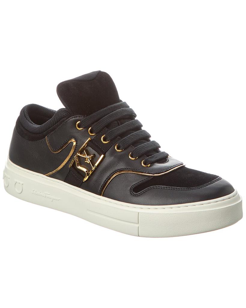 Salvatore Ferragamo Ferragamo Beck Suede & Leather Sneaker