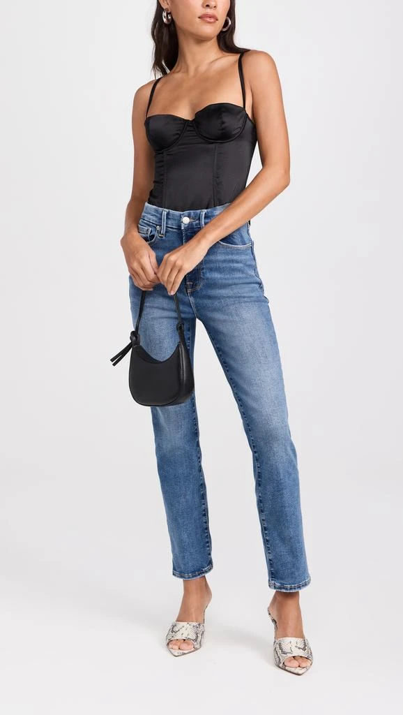 Good American Always Fits Good Legs Straight Jeans 4