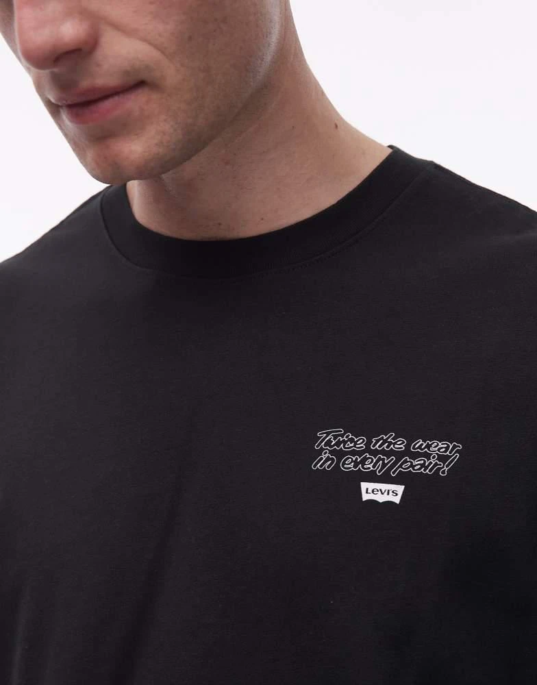 Levi
s Levi
s car service back print graphic t-shirt in black 5