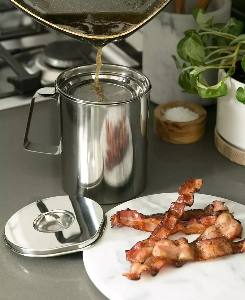 RSVP International Stainless Steel Endurance Medium 6 Cup Fryer
s Friend Grease Keeper 6