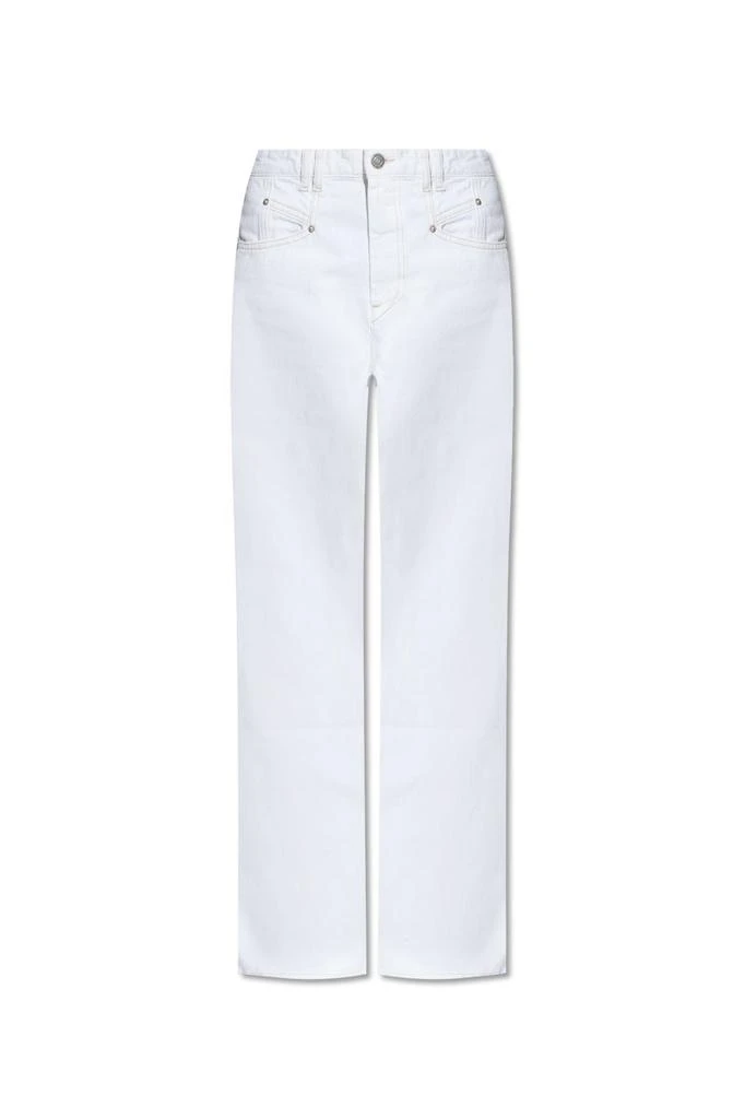 Isabel Marant Isabel Marant Lemony Wide-Leg Jeans 1