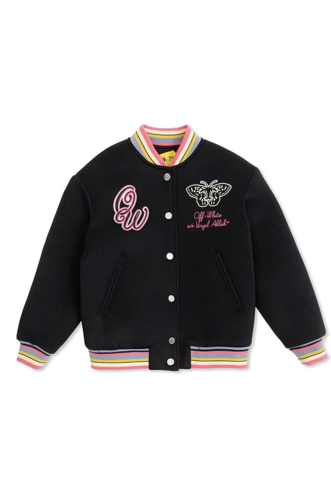Off-White Off-White Kids Butterfly-Embroidered Jacket
