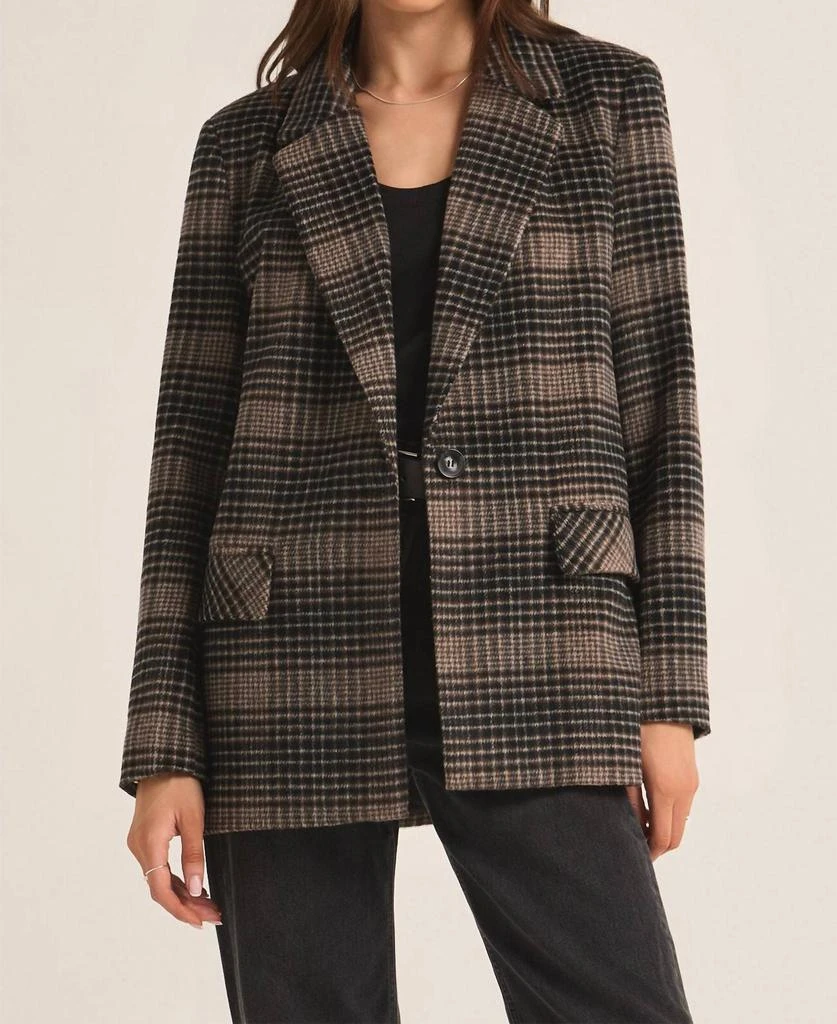 Z Supply Z Supply - Kingston Relaxed Plaid Blazer 3