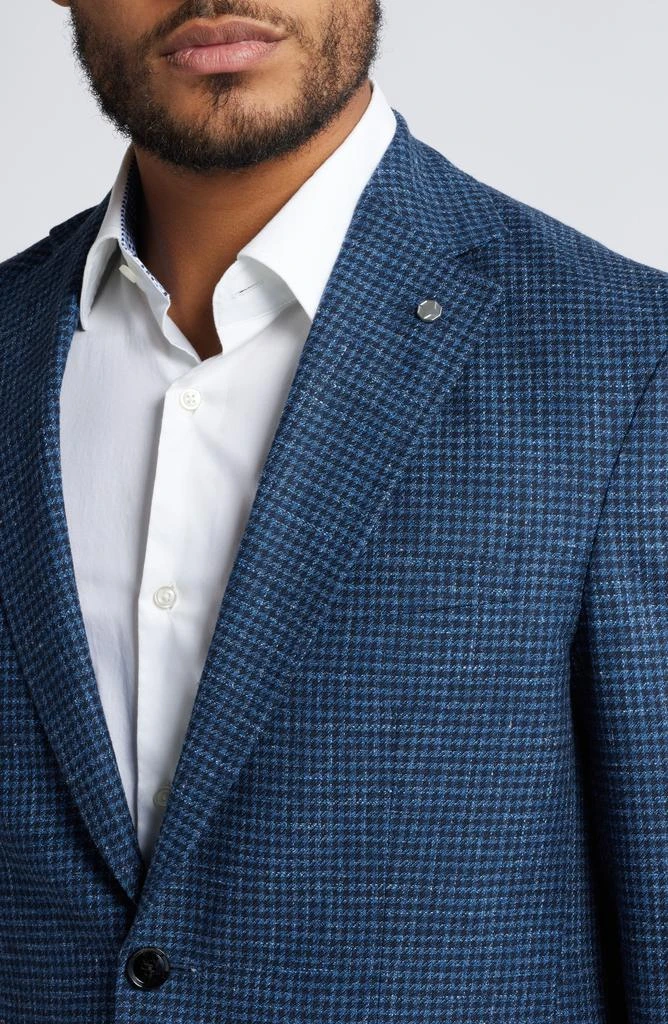 Ted Baker London Karl Mini Houndstooth Check Wool & Cotton Blend Sport Coat 4