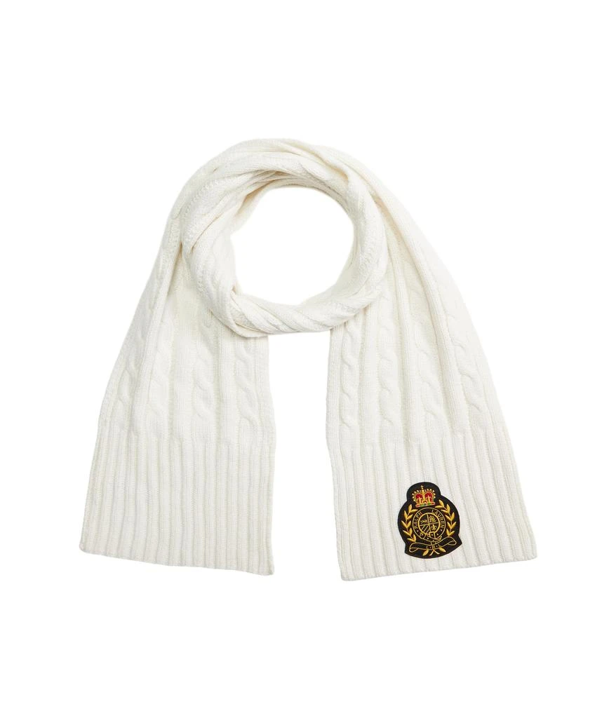 LAUREN Ralph Lauren Recycled Patch Cable Scarf 1