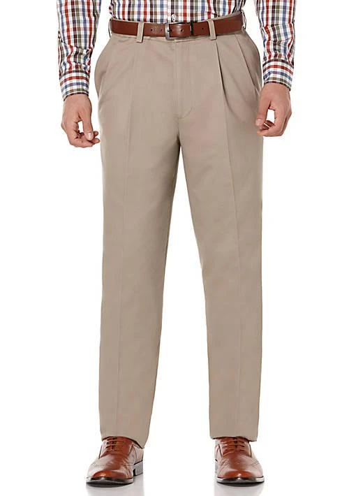 Savane® Big Tall Pleated Ultimate Performance Chino 1