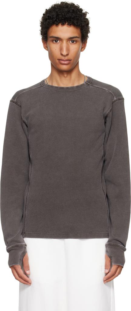 Black Thermal Long Sleeve T-Shirt – On Sale Now with Up to 61% Off