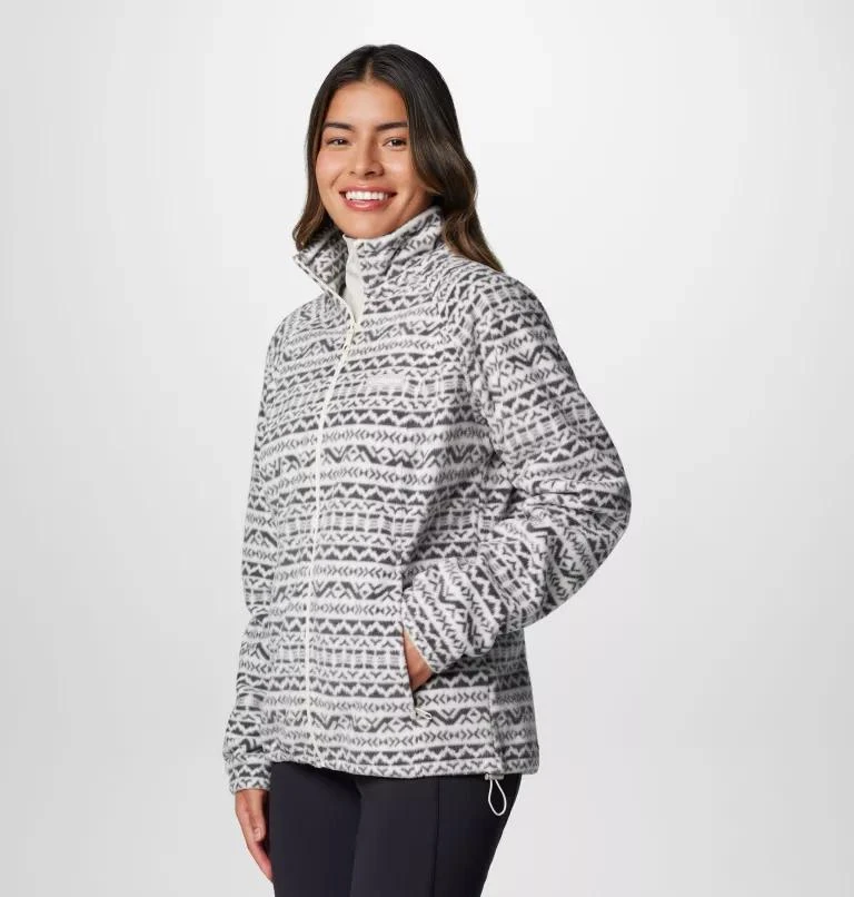 Columbia Columbia Women's Benton Springs  Printed Full Zip Fleece Jacket- 4