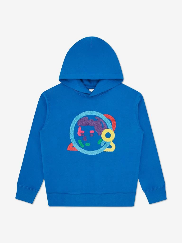 Billionaire Boys Club Billionaire Boys Club Kids Chainstitch Astro Popover Hood in Blue 1
