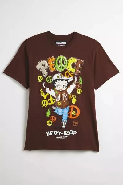 Urban Outfitters Betty Boop Peace Graphic Tee 1