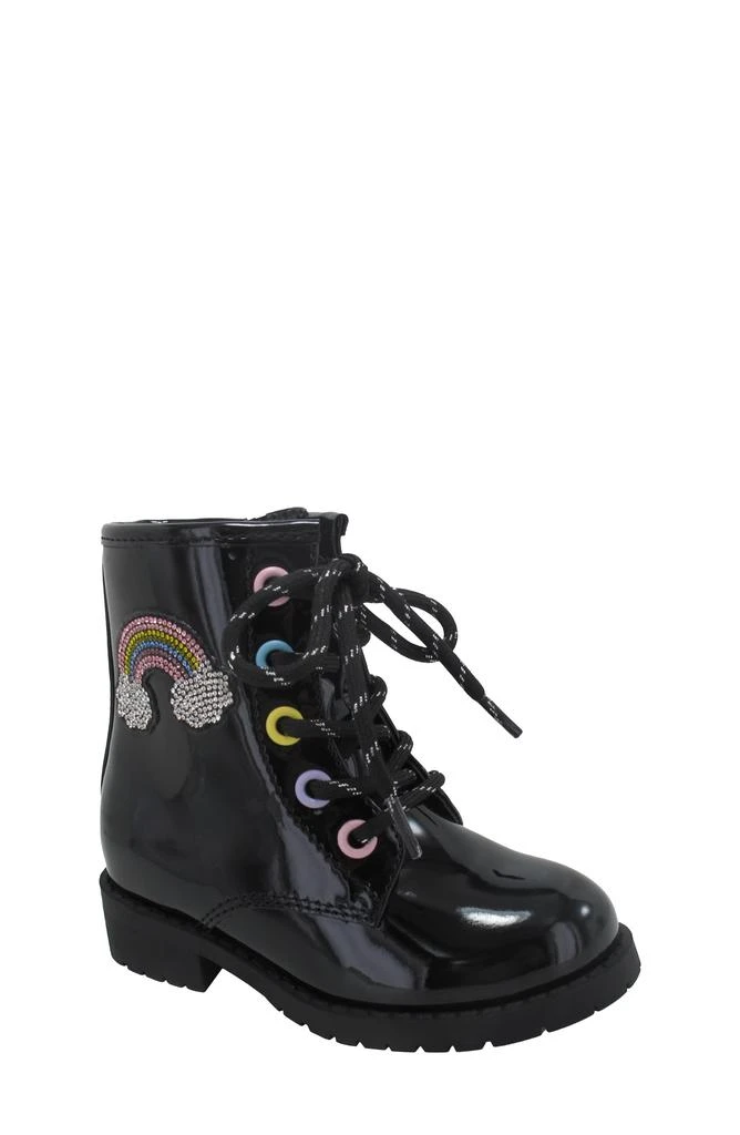 JELLYPOP Kids' Lil Jenna Rainbow Appliqué Boot 1