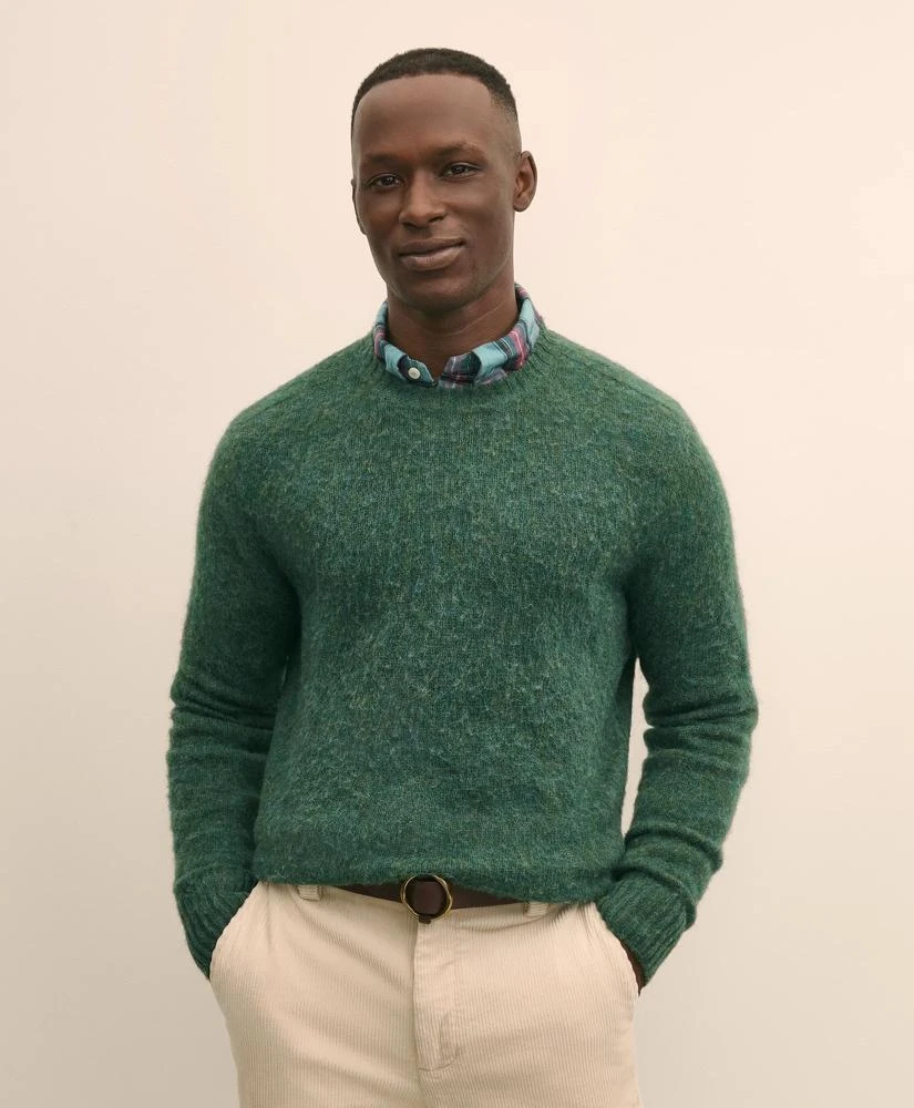 Brooks Brothers Brushed Wool Crewneck Sweater
