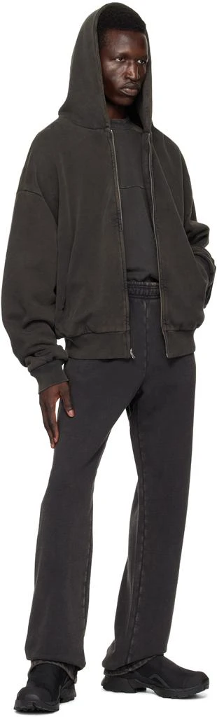 Entire Studios Black Straight-Leg Sweatpants 4