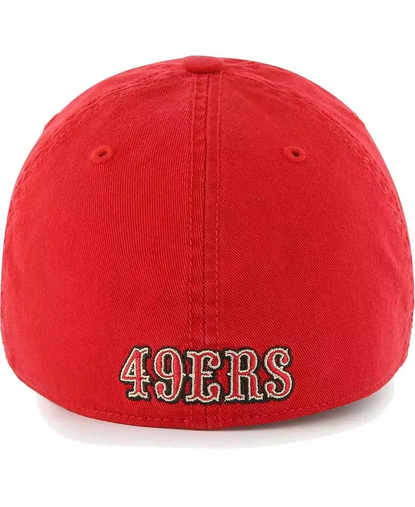 47 Brand Men's Scarlet San Francisco 49ers Franchise Logo Fitted Hat 2