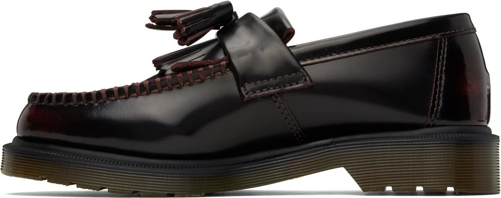 Dr. Martens Burgundy Adrian Arcadia Leather Tassel Loafers 3