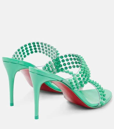 Christian Louboutin Spike Only 85 PVC and leather sandals 3