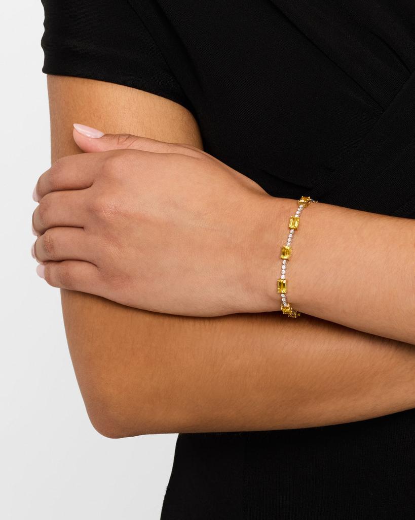 Piranesi 18K Gold Yellow Sapphire and Diamond Bracelet