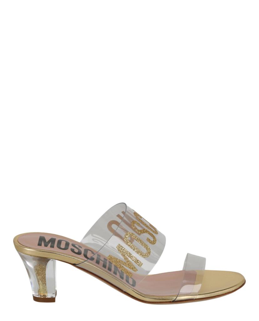サンダル・ミュール Moschino Maxi crystal slingbacks Moschino Maxi Crystal Slingbacks | italist