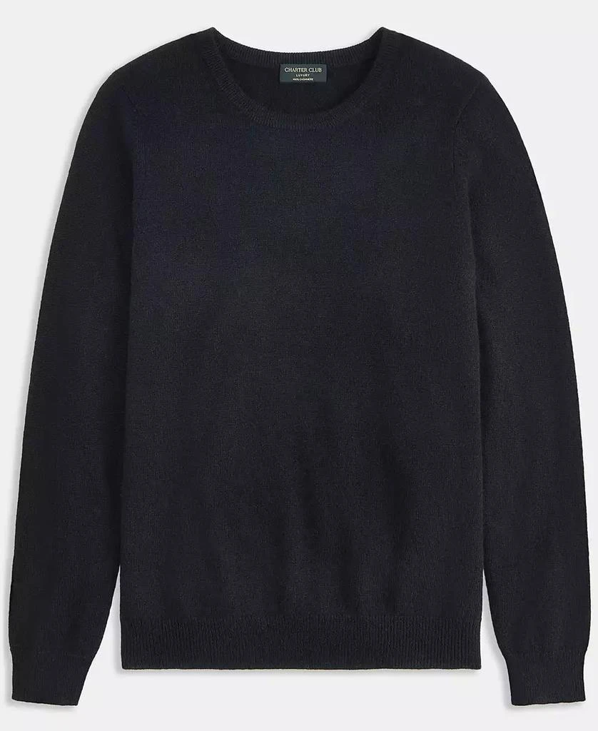 Charter Club Women's Long-Sleeve 100% Cashmere Crewneck Sweater, Macy's Exclusive 5