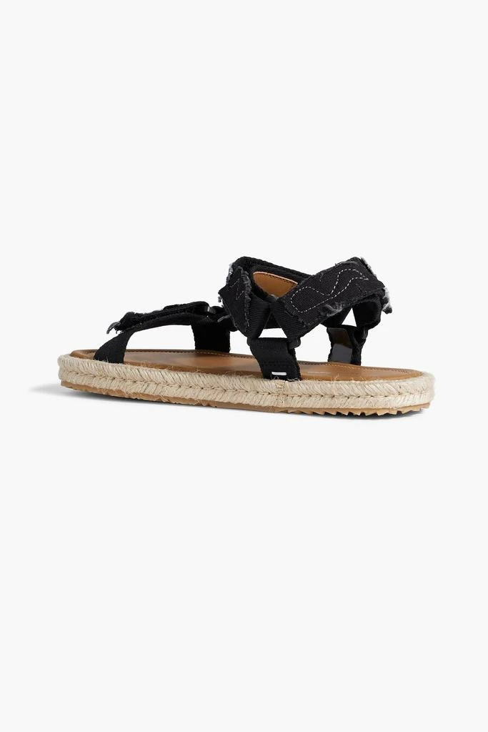 MAISON MARGIELA Distressed canvas espadrille sandals 3