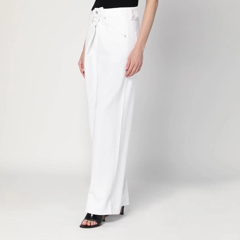 AGOLDE Wide Vana Fold white jeans 3