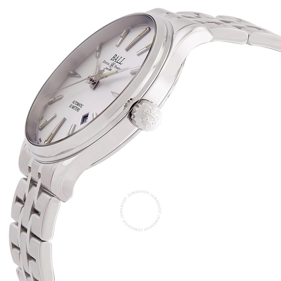 BALL Watch Open Box - Ball Trainmaster Legend Automatic Silver Dial Watch NM9080D-S1J-SL