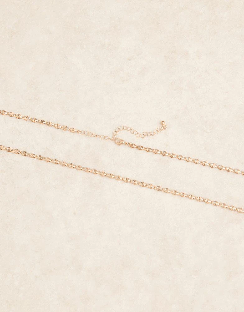 ASOS ASOS DESIGN belly chain in gold tone 3