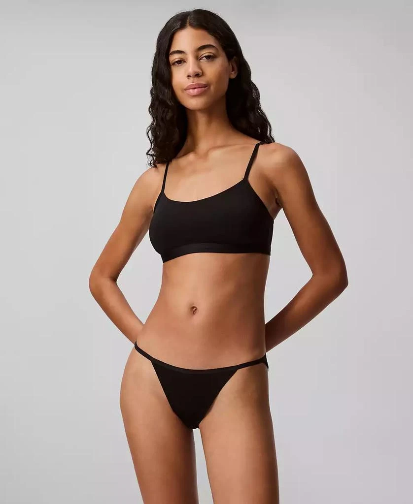 Calvin Klein Women's Ideal Micro String Bikini Underwear QD5176 2