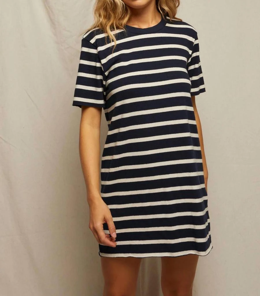 perfectwhitetee Perfectwhitetee - Rhett Striped T-shirt Dress