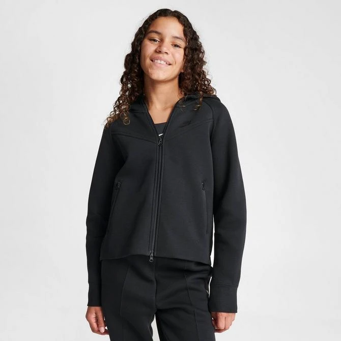 NIKE Girls' Nike Sportswear Tech Fleece Full-Zip Hoodie 3