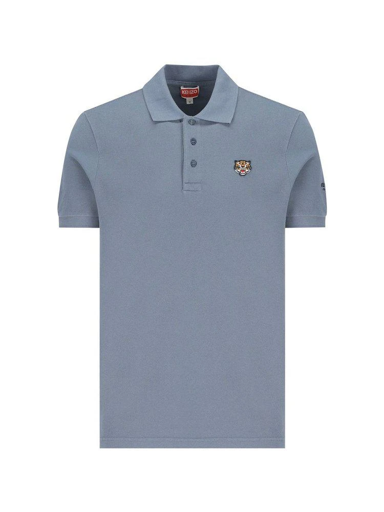 Kenzo Kenzo Lucky Tiger Embroidered Polo Shirt 1