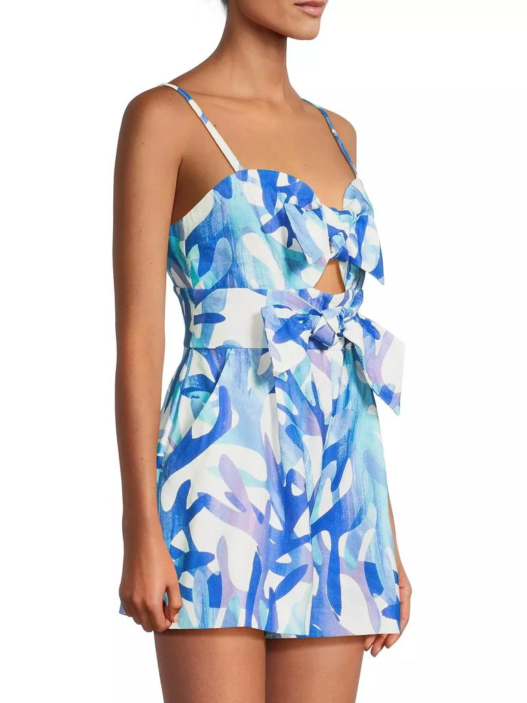 Milly Anya Under The Sea Linen Romper 4